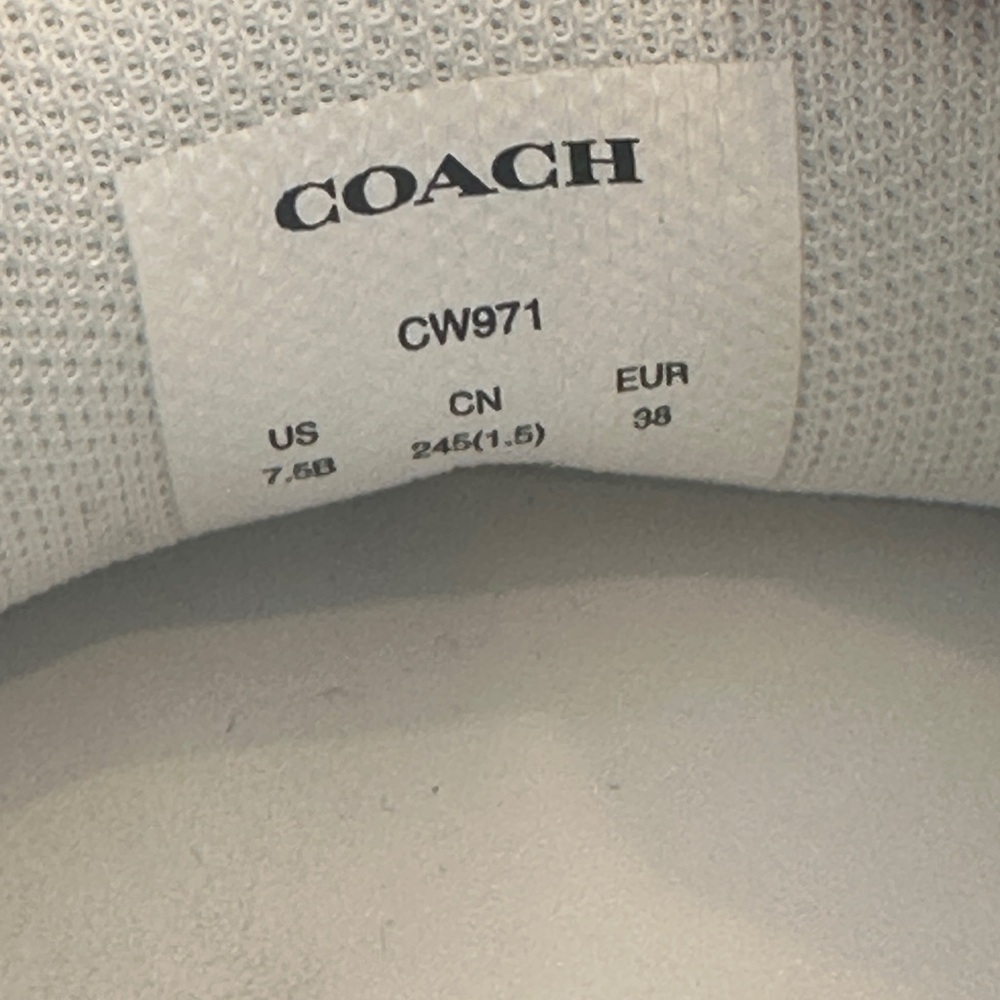 Coach White Mesh Sneakers - Picture 5 of 12